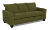 Sofa-lits personnalisable Arc de Sofa Lab de 38 po fabriqué au Canada en tissu - Chenille Moss