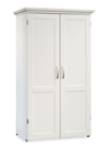 Armoire décorative de rangement Boon de 35,12 po avec surface de travail pliable - blanc glacier