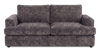 Sofa personnalisable Curve de Sofa Lab de 86 po de format condo fabriqué au Canada en tissu - Plush Charcoal