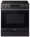 Cuisinière électrique encastrée Samsung de 6,3 pi3 avec friture à air Air Fry Max - acier inoxydable noir mat - NSE80H63SEAC