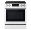 Cuisinière électrique encastrée Samsung de 6,3 pi3 avec friture à air Air Fry Max - verre blanc - NSE80H63SWAC