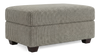 Pouf de rangement personnalisable Trunk de Sofa Lab de 39 po fabriqué au Canada en tissu - tissu décoratif Fog