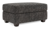 Pouf de rangement personnalisable Trunk de Sofa Lab de 39 po fabriqué au Canada en tissu - Plush Charcoal