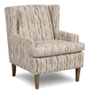 Fauteuil d’appoint à oreilles personnalisable de Sofa Lab de 30 po fabriqué au Canada en tissu - tissu décoratif Mineral