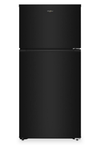 Réfrigérateur Whirlpool large de 14 pi3 et de 28 po à congélateur supérieur - noir - WRTX3314TB