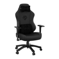 Fauteuil de jeu ergonomique Phantom 3 de Anda Seat en cuir véritable - noir