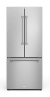 Réfrigérateur collection Gordon Ramsay de Thor Kitchen de 30 po et de 17,5 pi3 de profondeur comptoir à portes françaises - RF3017FFD99