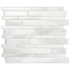 Dosseret Smart Tiles peler et coller 12 x 10, 4 feuilles - Milano Massa