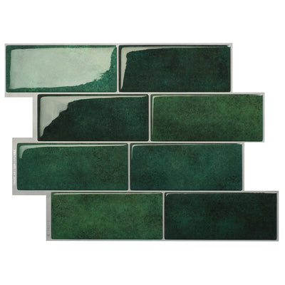 Smart Tiles Peel and Stick 4-Sheet 12 x 9 Backsplash - Metro Fiona|Dosseret Smart Tiles peler et coller 12 x 9, 4 feuilles - Metro Fiona