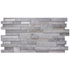 Dosseret Smart Tiles peler et coller 23 x 11, 2 feuilles - Pietra Pozzuoli