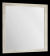 Miroir de commode de chambre à coucher Soren, à fixer au meuble ou à suspendre au mur - chêne blanchi