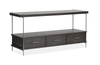 Table de salon Corrall de 60 po avec rangement - Briarsmoke foncé