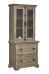 Classeur Harold de 32 po avec tiroirs verrouillables - gris tourterelle
