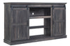 Meuble pour téléviseur Myrtle de Manhattan Comfort de 60 po avec 2 portes coulissantes - brun foncé