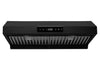 Hotte de cuisinière sous l'armoire Hauslane de 36 po - UC-PS18BLK-36