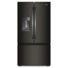 Réfrigérateur Whirlpool à portes françaises, 23,4 pi³, 36 po de largeur, profondeur de comptoir réelle – Acier inoxydable Noir – WRFC7036RV