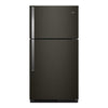 Réfrigérateur Whirlpool de 21 pi³ et de 33 po à congélateur supérieur - acier inoxydable noir - WRT541SZHV