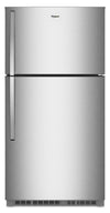 Réfrigérateur Whirlpool de 21 pi³ et de 32,8 po à congélateur supérieur - acier inoxydable résistant aux traces de doigts - WRTX7421TZ
