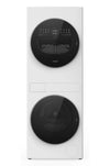 Laveuse de 3,2 pi3 et sécheuse électrique de 4,3 pi3 de Whirlpool - blanches - YWFH5424SW