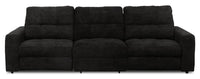 Sofa modulaire Elevate de Scott Living de 115 po en tissu en chenille avec coulissement électrique - Ebony