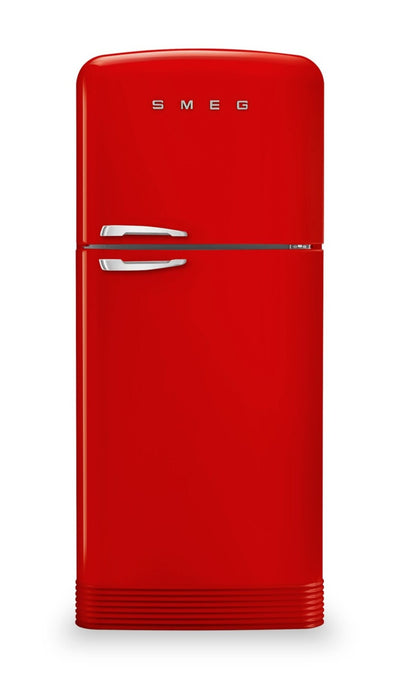 Smeg 19.28 Cu. Ft. Retro Top-Freezer Refrigerator - FAB50URRD3|Réfrigérateur Smeg rétro de 19,28 pi3 à congélateur supérieur - FAB50URRD3