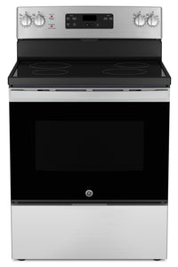 Cuisinière électrique GE de 5 pi³ avec élément de cuisson double et mode sabbat certifié - acier ino…