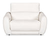 Fauteuil à inclinaison électrique Kailyn de Cindy Crawford Home de 54 po en tissu avec appuie-tête électrique - beige
