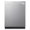 Lave-vaisselle intelligent encastré LG à 46 dBA de 24 po avec commandes sur le dessus et QuadWashMC - acier inoxydable Smudge-ProofMD - LDTS5552S