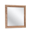 Miroir de commode de chambre à coucher Oakley, fabriqué au Canada - naturel