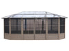 Gazebo Penguin Florence - Solarium 12x18 Toit de polycarbonate