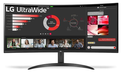 LG 31.5” UltraGear™ Nano IPS 100Hz 5ms (GtG) NVIDIA Gaming Monitor (34WR50QK-B) | Moniteur de jeu IPS UltraGearMC Nano de LG de 31,5 po à 100 Hz et 5 ms (GàG) avec NVIDIA (34WR50QK-B)