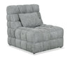 Fauteuil d’appoint Wave de 34,65 po avec massage - gris