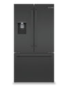 Réfrigérateur Bosch de 21,6 pi³ à portes françaises à congélateur inférieur - Acier inoxydable noir - B36CD52SNB