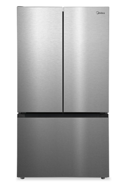 Midea 35.8" 31.7 Cu. Ft. French-Door Refrigerator - Stainless Steel - MRF32I6BST | Réfrigérateur Midea de 31,7 pi³ et de 35,8 po à portes françaises - acier inoxydable - MRF32I6BST