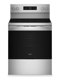 Cuisinière électrique Whirlpool de 5,3 pi3 avec cuisson à air – acier inoxydable résistant aux traces de doigts - YWFES5730SZ