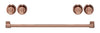 Ensemble de poignées et de boutons Thor Kitchen or rose pour cuisinière de 30 po - CKA-RE30-RSG
