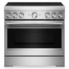 Cuisinière à induction KitchenAid de 5,1 pi3 et de 36 po avec friture à air sans préchauffage - acier inoxydable - KFIS936SSS