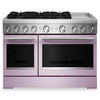 Cuisinière hybride KitchenAid de 6,3 pi³ à 6 brûleurs avec plaque chauffante - fleurs sauvages - KFDD948SWF