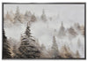 Peinture acrylique encadrée « Tree Line » - 31,5 po x 47,5 po
