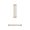Ensemble de poignées et de boutons Thor Kitchen bronze brossé pour réfrigérateur de 30 po - CKA-RF3017-BRZ