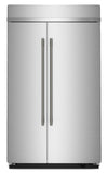 Réfrigérateur encastré KitchenAid de 29,4 pi3 et de 48 po à compartiments juxtaposés - acier inoxydable - KBSN748SPS