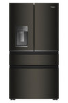 Réfrigérateur Whirlpool de 22 pi3 et de 36 po de profondeur comptoir véritable à portes françaises - acier inoxydable noir - WRMC5036RV
