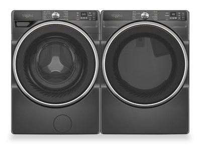 Whirlpool 5.8 Cu. Ft. Front-Load Washer with FreshFlow™ Vent System and 7.4 Cu. Ft. Gas Dryer | Laveuse à chargement frontal de 5,8 pi³ avec système de ventilation FreshFlowMC et sécheuse à gaz de 7,4 pi³ de Whirlpool | WHFL67UG