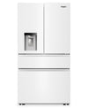 Réfrigérateur Whirlpool de 36 po et de 29 pi3 à portes françaises - blanc - WRMF3536SW