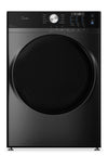 Sécheuse Midea de 8,0 pi3 avec culbutage et Steam Care - gris - MLHE52S7AGG