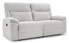 Sofa à inclinaison manuelle Spencer de 80,9 po en tissu de chenille - gris