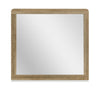 Miroir de commode de chambre à coucher Sable - brun clair