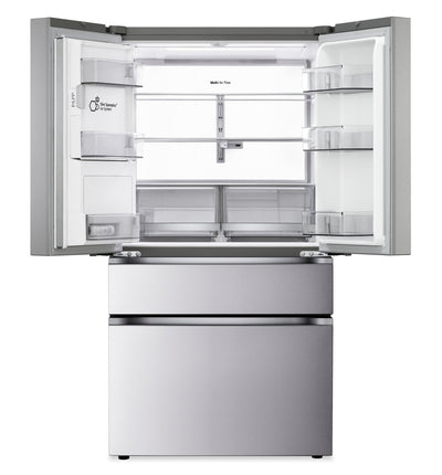 LG 36" 29 Cu. Ft. Standard-Depth MAX® 4-Door French-Door Refrigerator - LF29S9730S | Réfrigérateur LG MAXMC à 4 portes de 29 pi³ et de 36 po à profondeur standard - LF29S9730S | LF29S973