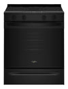 Cuisinière intelligente électrique Whirlpool de 5,3 pi3 et de 30 po avec mode sans préchauffage - noire - YWSES3330TB