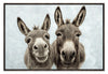 Œuvre d’art encadrée « Buddies » sur toile - 31,5 po x 46,5 po